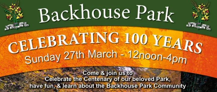 Celebrating 100 Years of the Backhouse Park Celebrating 100 Years of the Backhouse Park
