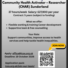 We are hiring! – Community Health Activator – Researcher (CHAR)